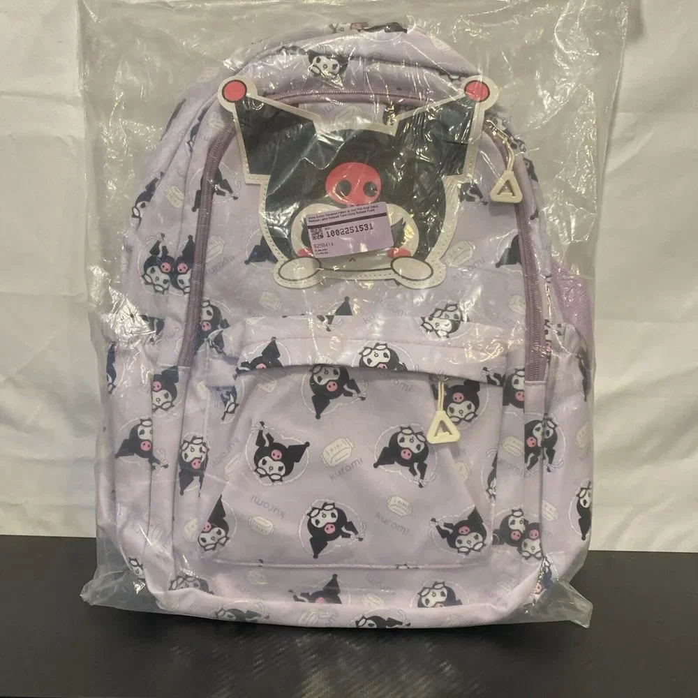 Sanrio Kawaii‎ Kuromi🌸CUTE🌸School Backpack Big Size NEW